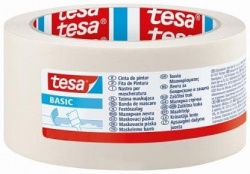 Теса малярная лента длина 40 метров ширина 24 мм белая