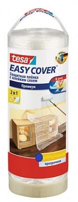 Теса укрывная пленка с малярной лентой 33х0,55 м