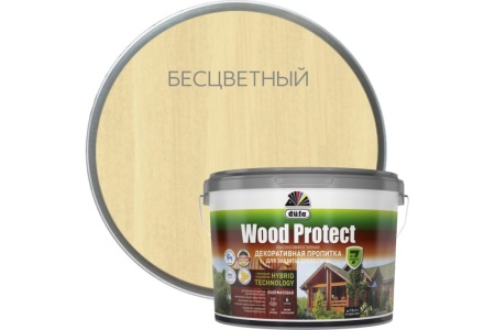 Пропитка Dufa Wood Protect Бесцветная 9 л