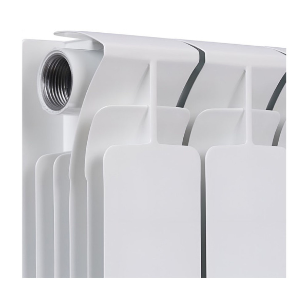 Картинка Радиатор биметалл 350х90 12 секций боковое подключение Rifar BASE