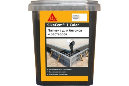Краситель для бетона и растворов Sika Cem-1 Color Черный 1 кг