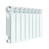 Радиатор биметалл 350х90 8 секций боковое подключение Rifar BASE