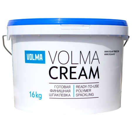 Шпатлевка Волма финишная готовая 16 кг Volma Cream