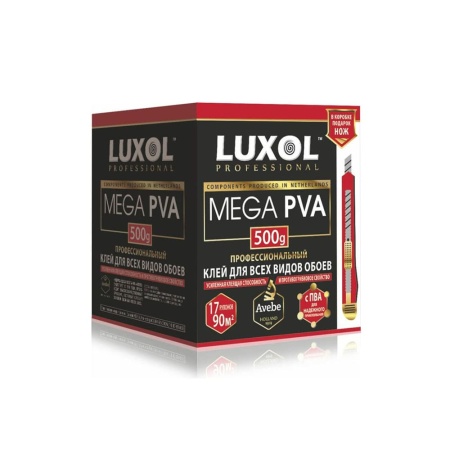Luxol Mega PVA Клей для всех видов обоев 500 г