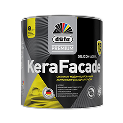 Краска для фасадов акриловая база BW 0,9 л DUFA Kerafasad