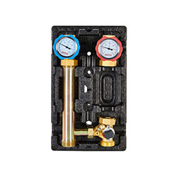 Группа насосная с 3-х ходовым приводным смесителем 1 без насоса в теплоизоляции Rommer