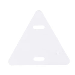 Бирка кабельная треугольник У-136 62х62х62 мм Белая REXANT