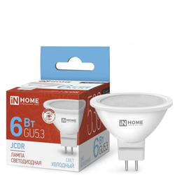 Лампа светодиодная LED-JCDR-VC 14Вт 230В GU5.3 6500K 1260Лм IN HOME