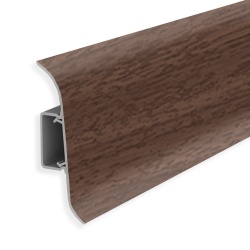 Плинтус К55 Комфорт 2,5 м Орех темный