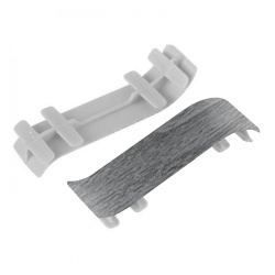 Соединитель для плинтуса К55 Комфорт Палисандр серый