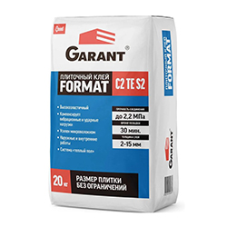 Клей плиточный Garant Format С2 ТE S2 20 кг СТАРАТЕЛИ