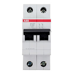 Автоматический выключатель 2п SH202 С 20А 6.0кА ABB