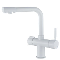 Смеситель для кухни с подключением фильтра латунь VALFEX Boreas White VF.70088-8