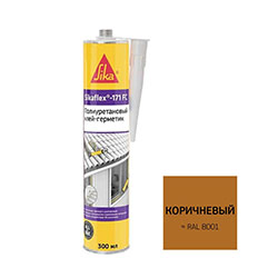Герметик полиуретановый универсальный Коричневый 300 мл Sika Flex-171 FC