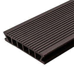 Доска террасная ДПК П7 153х28х6000 мм Венге Deckron Classic