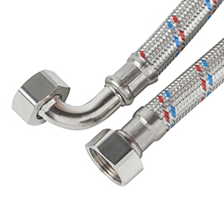 Подводка угловая для воды Миллениум разъем гайка-гайка 0,6 метров