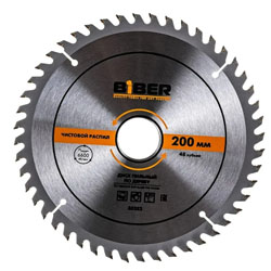 BIBER диск пильный 200х32-30-20-16 мм 48 зубцов чистый рез