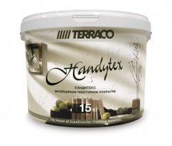 ТЕРРАКО Хендитекс 15 кг эластичная мастика для создания фактуры