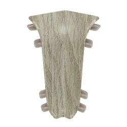 Внутренний угол для плинтуса К55 Комфорт Дуб арктик