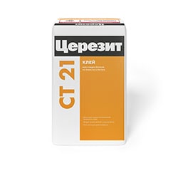 Церезит СТ 21  25 кг клей для кладки блоков из ячеистого бетона