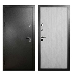 Дверь Форпост TD11-2 ТЕРМО С2 960х2050 11 см Левая металл Антик серебро пан 9102