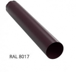 Baufort Водосточка Труба длина 1 м цвет Коричневый