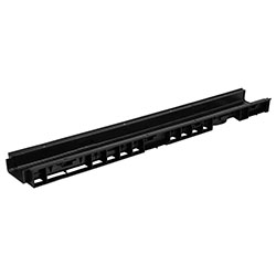 Лоток водоотводный 1000x148x55 мм Пластик без решетки AQUASTOK NORMA DN100 H55