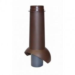 Выход канализации Krovent Pipe-VT IS 110х500 мм Коричневый