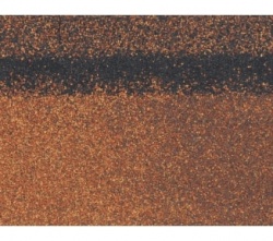 ТехноНИКОЛЬ SHINGLAS Красный 3 м2 Коньково-карнизная черепица в упаковке 12 шт