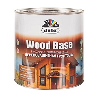 Грунт для дерева Dufa Wood Base c биоцидом бесцветная 2,5 л