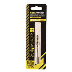 Сверло по металлу кобальт 4,5 мм Hanskonner