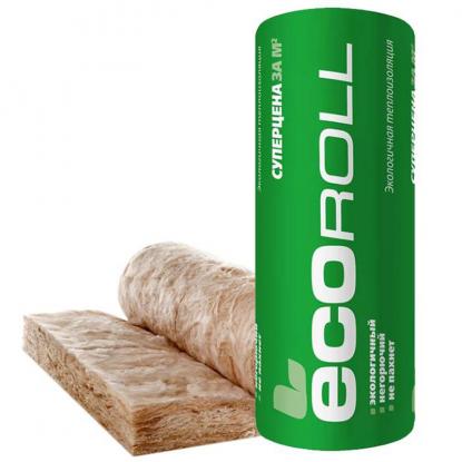 Утеплитель Кнауф ЭКОРОЛЛ Рулон 8200х1220х50 мм 2 листа 20 м2 плотность 13 кг/м3 20 м2