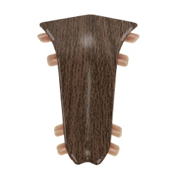 Внутренний угол для плинтуса К55 Комфорт Орех миланский