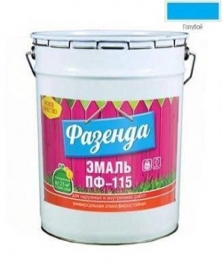 Эмаль ПФ-115 «Фазенда» Голубая 20 кг