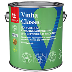 Антисептик защитный для древесины TIKKURILA VINHA база WC полуматовый 2,7 л