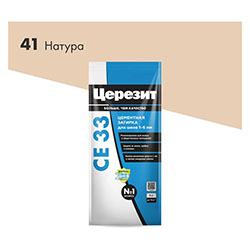 Затирка цементная 2 кг Натура 41 Церезит CE33