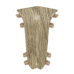 Внутренний угол для плинтуса К55 Комфорт Карагач