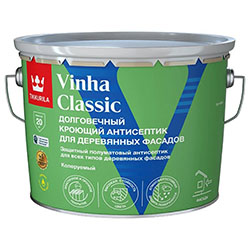 Антисептик защитный для древесины TIKKURILA VINHA база VVA полуматовый 9 л