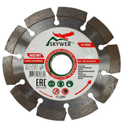 Круг алмазный 1A1RSS Ultra Universal Skywer 230х2.6х10х16Tх22.23 мм