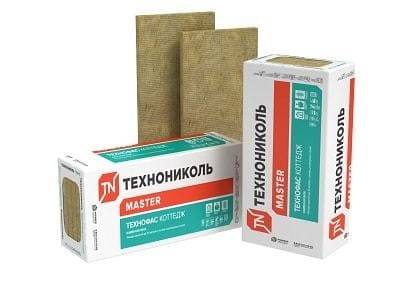 Утеплитель Технофас 1200х600х100 мм 3 плиты 2,16 м2 плотность 115 кг/м3