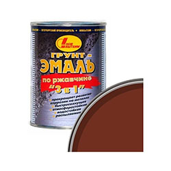 Грунт-эмаль 3в1 Красно-коричневый RAL3009 1 л НОВБЫТХИМ