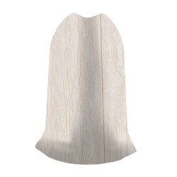 Наружный угол для плинтуса К55 Комфорт Светлый ясень