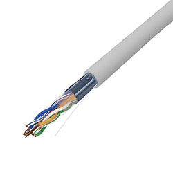Кабель интернет витая пара F/UTP CAT 5E LSZH нг(А)-HF 24AWG Cu 0,50 мм REXANT