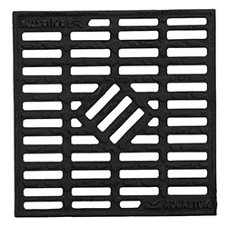 Решетка ливневая для дождеприемника 300x30 мм Чугунная AQUASTOK