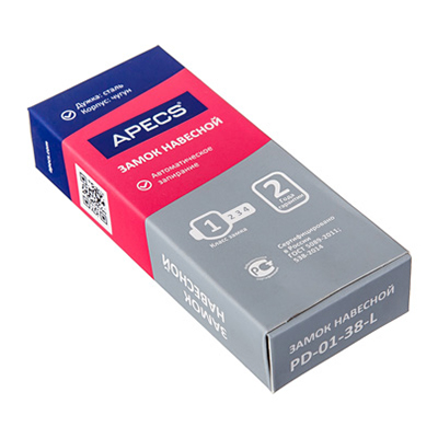 Картинка Замок навесной APECS PD-01-38L