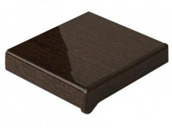 Подоконник ПВХ Moeller LD-S30 размер 150х30х6000 мм Венге глянец