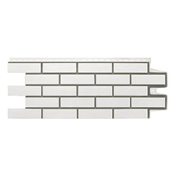 Фасадная панель Grand Line Клинкерный кирпич Design Молочный 1105х417 мм