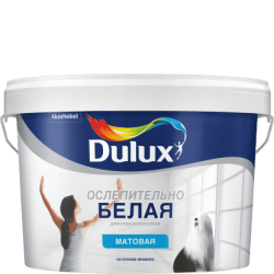 Краска Dulux Ослепительно белая Матовая 2,5 л