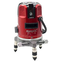 Уровень лазерный 5 лучей Красный с треногой NEROFF