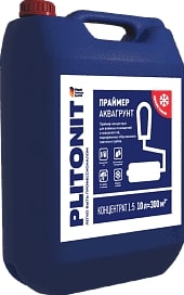 Плитонит АКВАГРУНТ грунтовка 10 л
